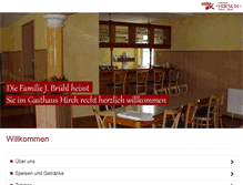 Tablet Screenshot of hirsch-schnittlingen.de